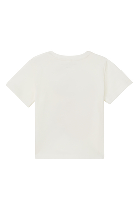 S Print Cotton T-Shirt